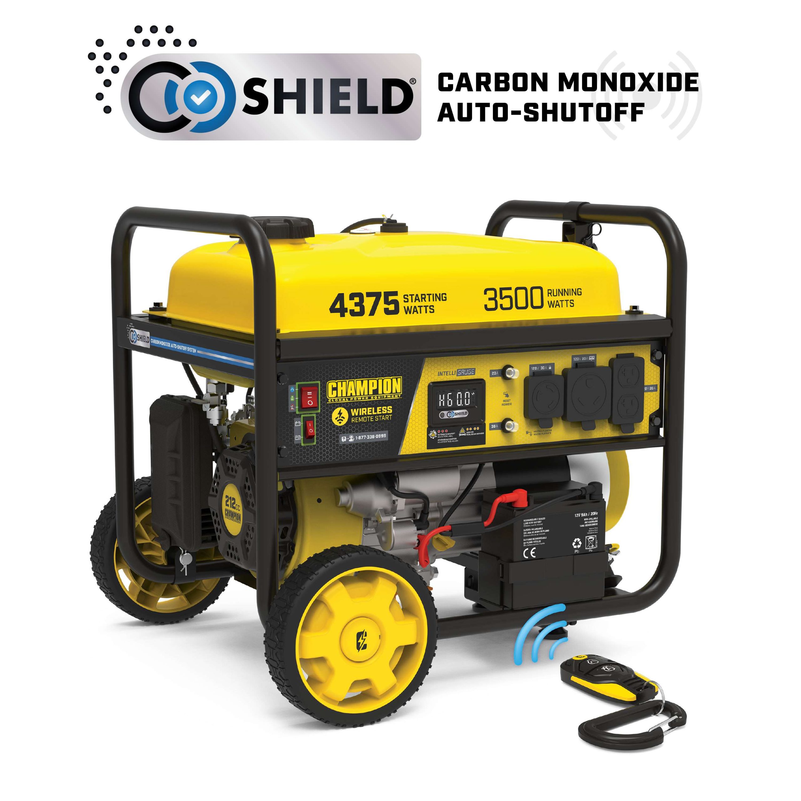 201489 - Champion 3500W Wireless Start Generator with CO Shield®- NEW