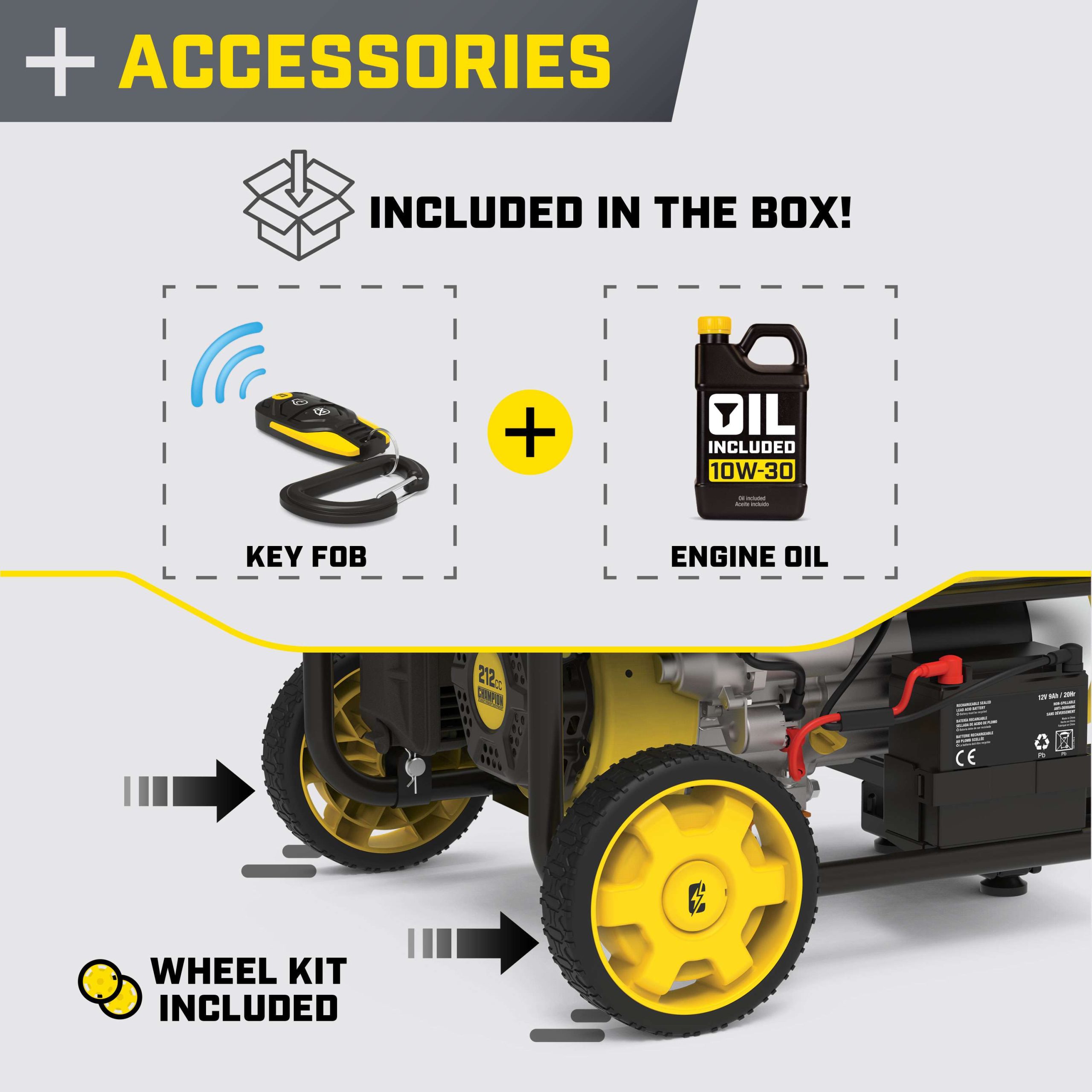 201489 - Champion 3500W Wireless Start Generator with CO Shield®- NEW - Image 4