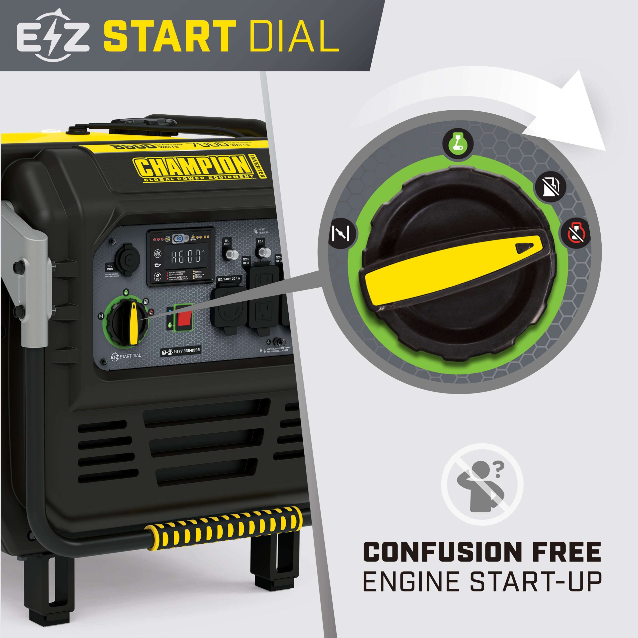 201509- Champion 8500W Electric Start Inverter with CO Shield® - NEW - Image 4