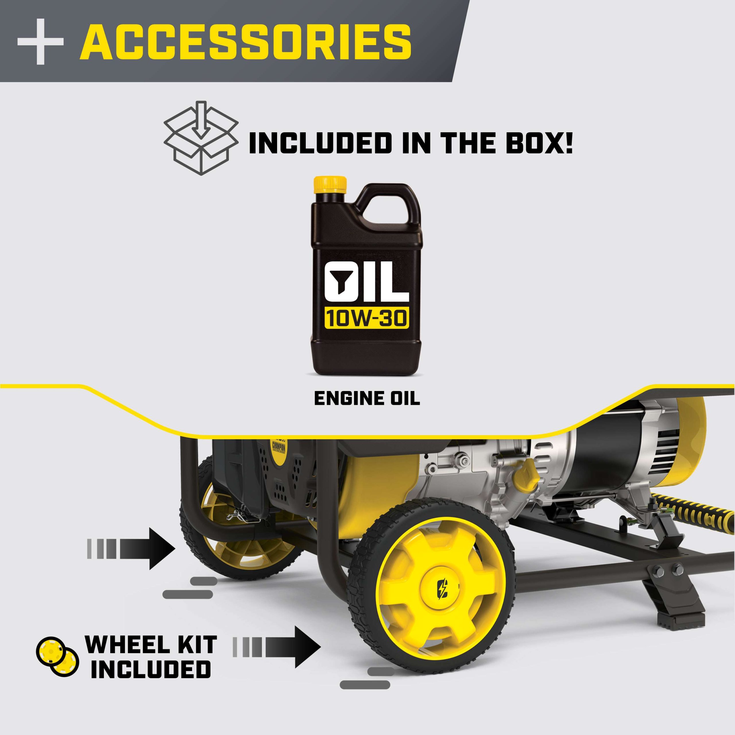 201299- Champion 5500-Watt Portable Generator with CO Shield® - NEW - Image 5