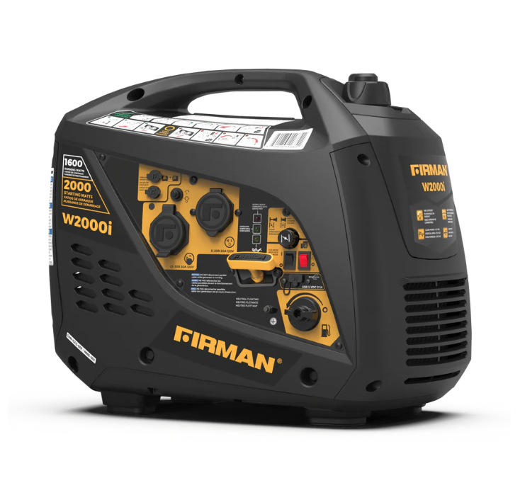W01682F - Firman Inverter Portable Generator 2000/1600W Recoil Start - Refurbished